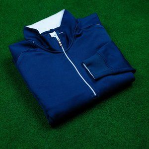 Nike Golf DRI-FIT Navy/Grey ¼ Zip